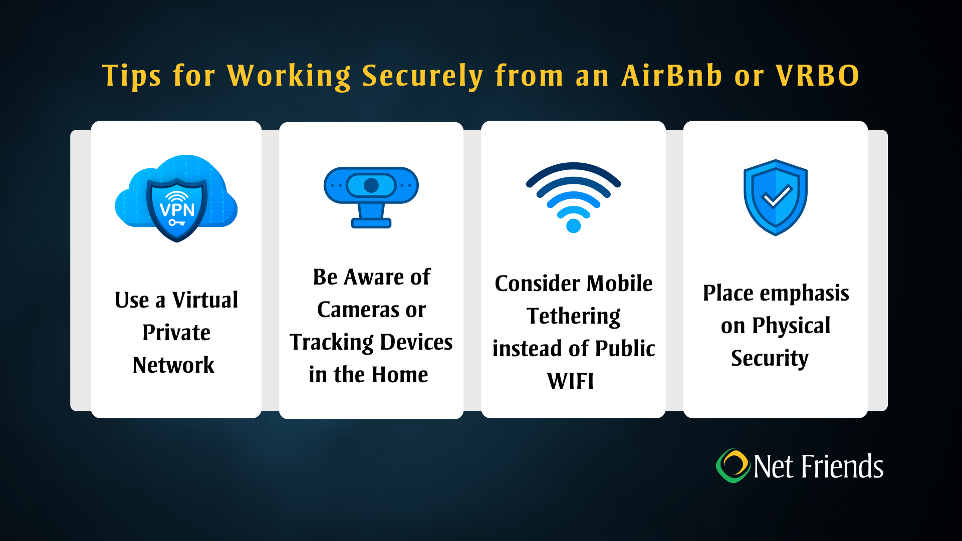 How to Work Securely from an Airbnb or VRBO